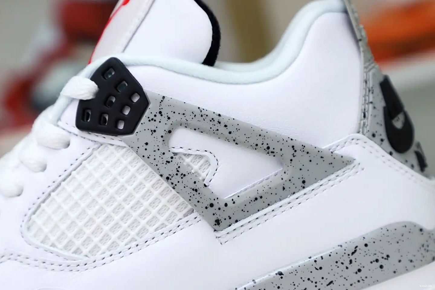Kimikick White Jordan 4 Retro Air Cement 0519